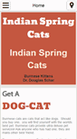 Mobile Screenshot of indianspringcats.com